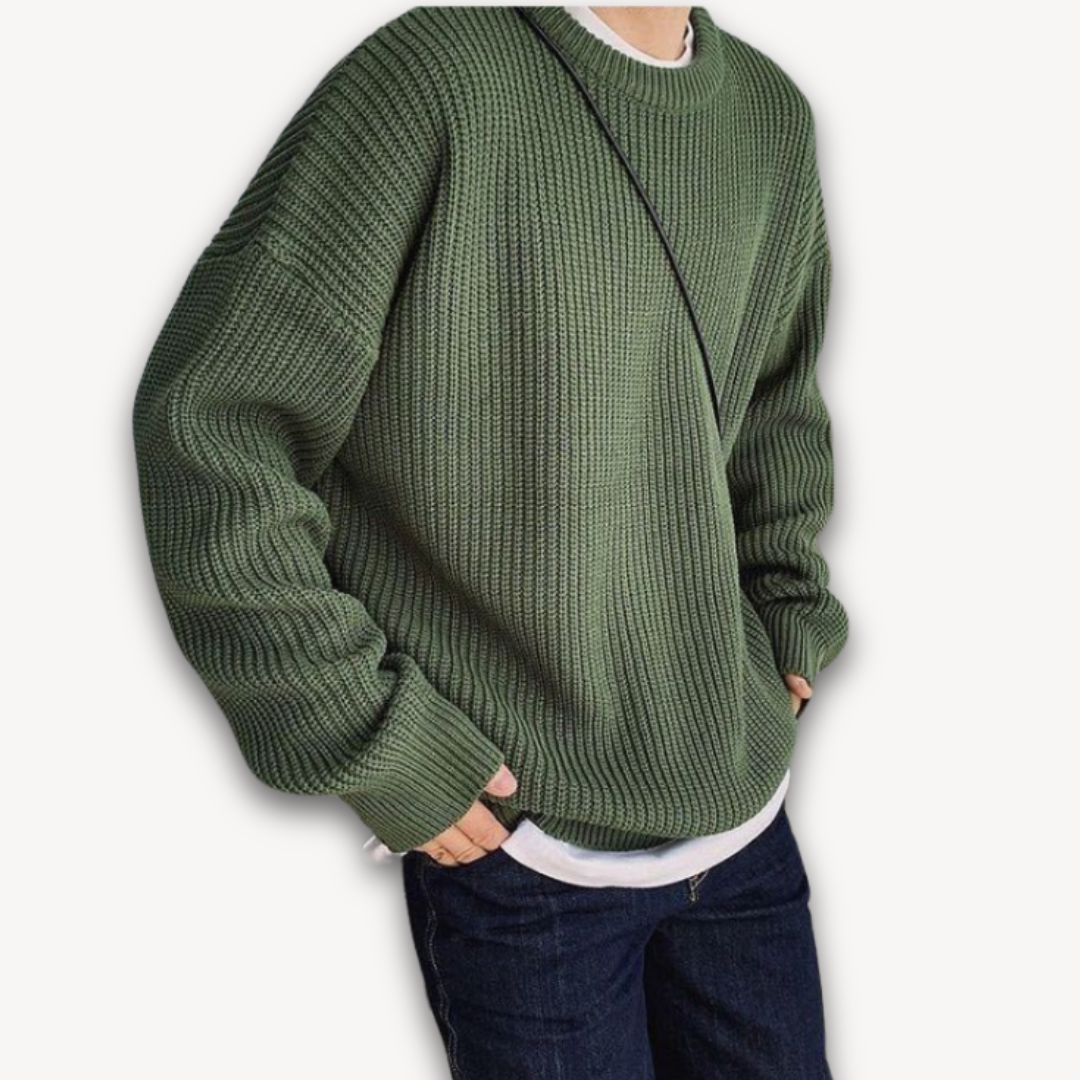 Men’s Casual Oversized Sweater | Cozy Winter Wear
