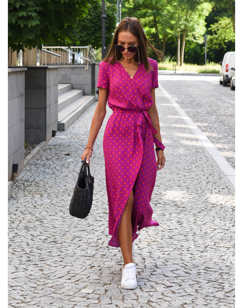 Denise – Robe Longue Fleurie