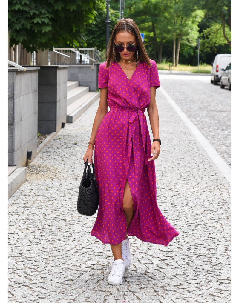 Denise – Robe Longue Fleurie