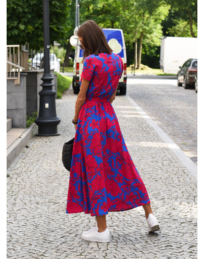 Denise – Robe Longue Fleurie