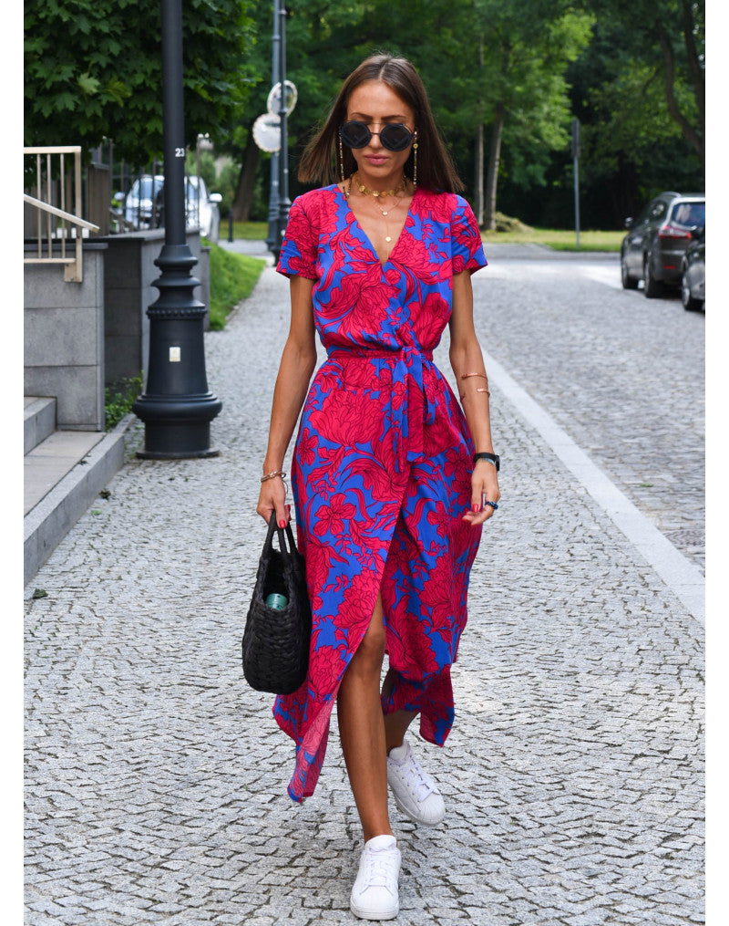 Denise – Robe Longue Fleurie