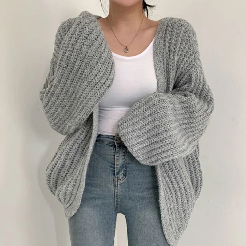 Women’s Classic Cardigan | Lantern Sleeve