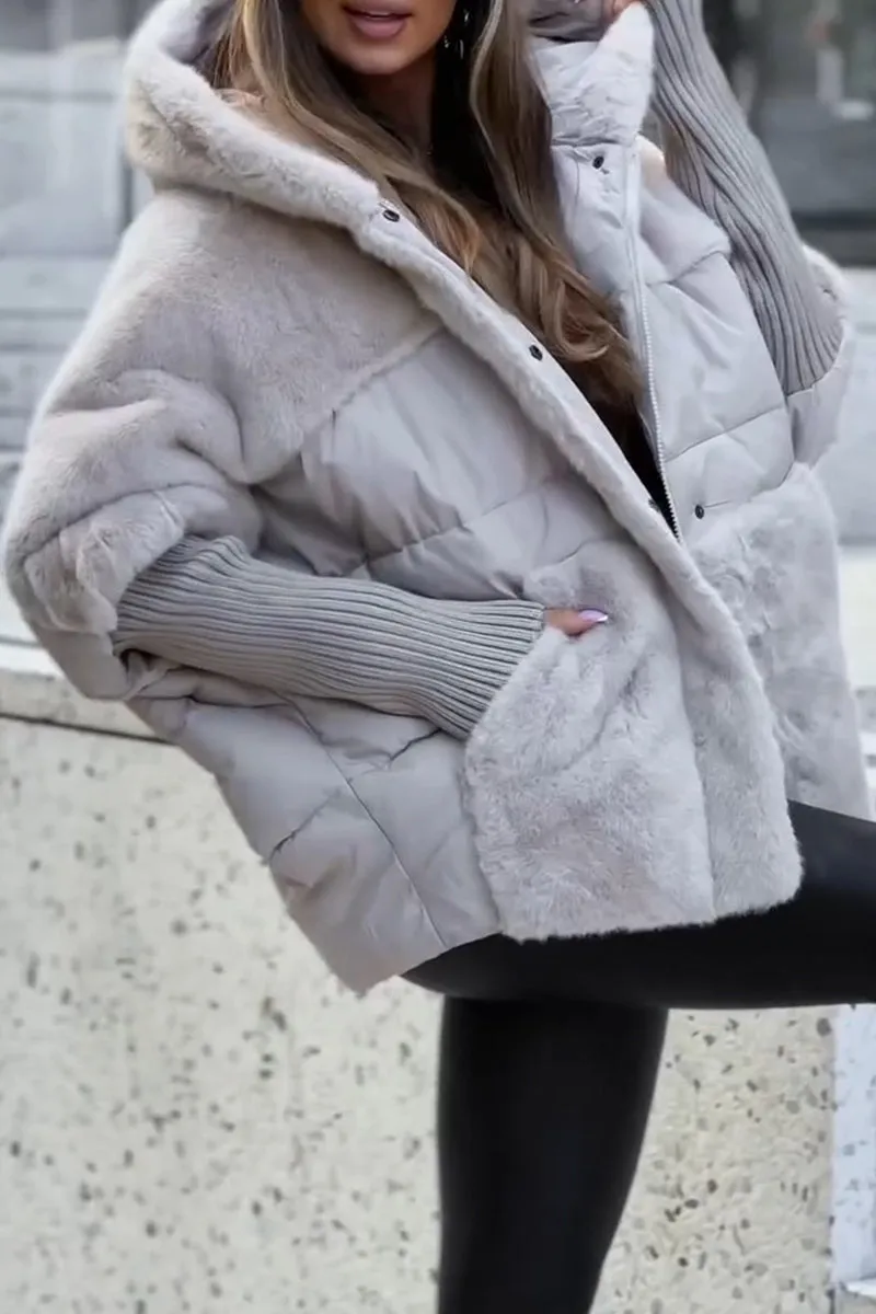Women's Quilted Hooded Winter Coat | Stylish