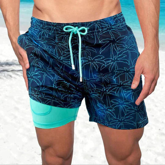 Men’s Athletic Swim Shorts | Compression Lined