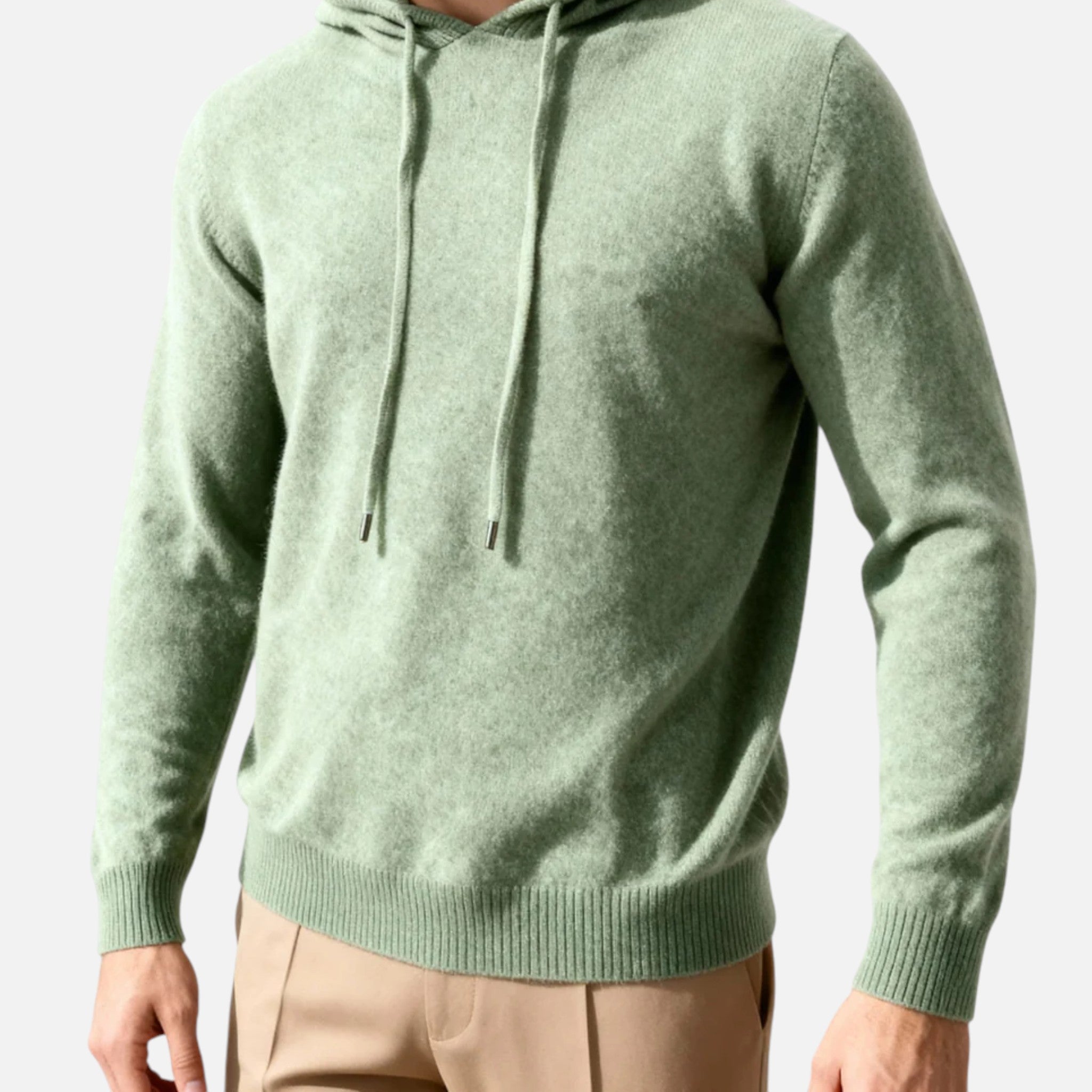 Men’s Knitted Hoodie | Minimalist Design