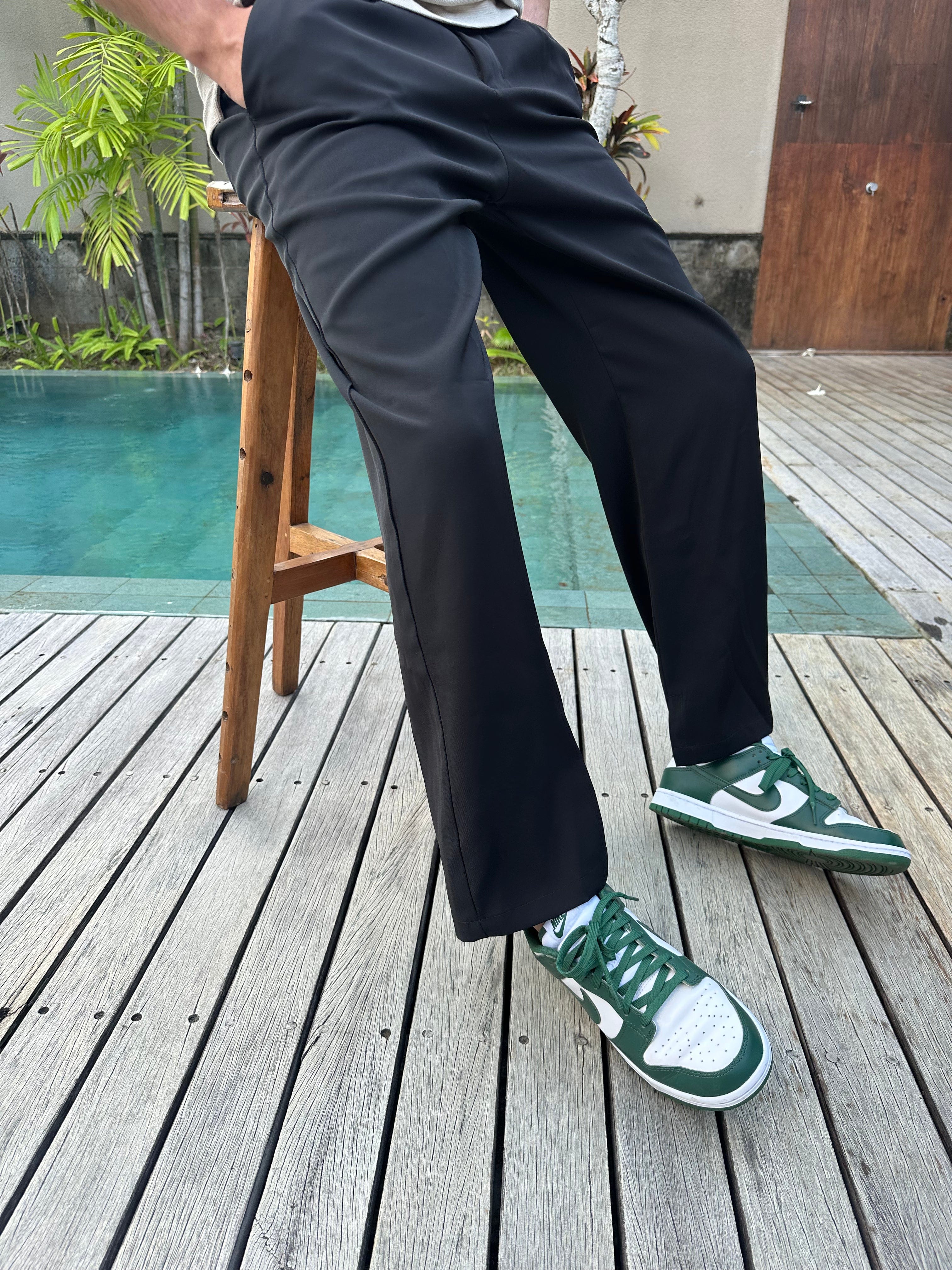 Men’s Old Money Wide-Leg Pants | Stylish