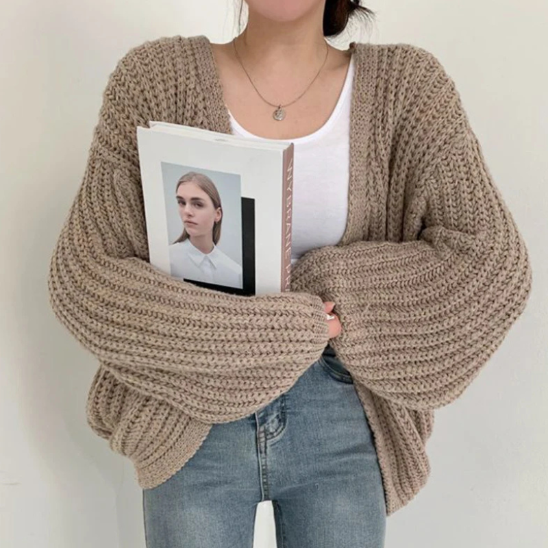 Women’s Classic Cardigan | Lantern Sleeve