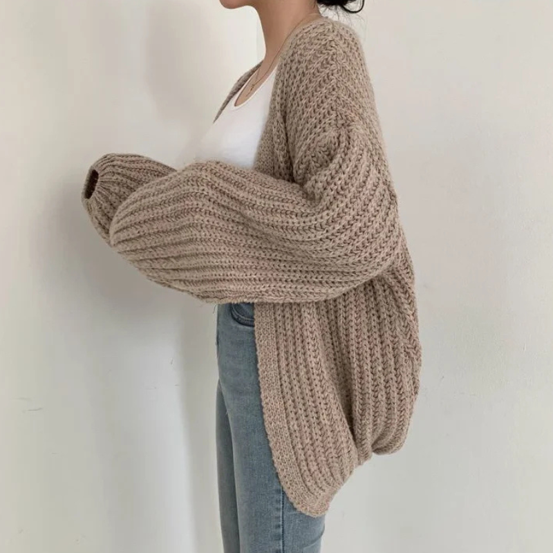 Women’s Classic Cardigan | Lantern Sleeve
