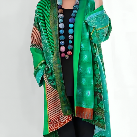 Kimono Ethnique Bohème Fluide | Léger & Coloré