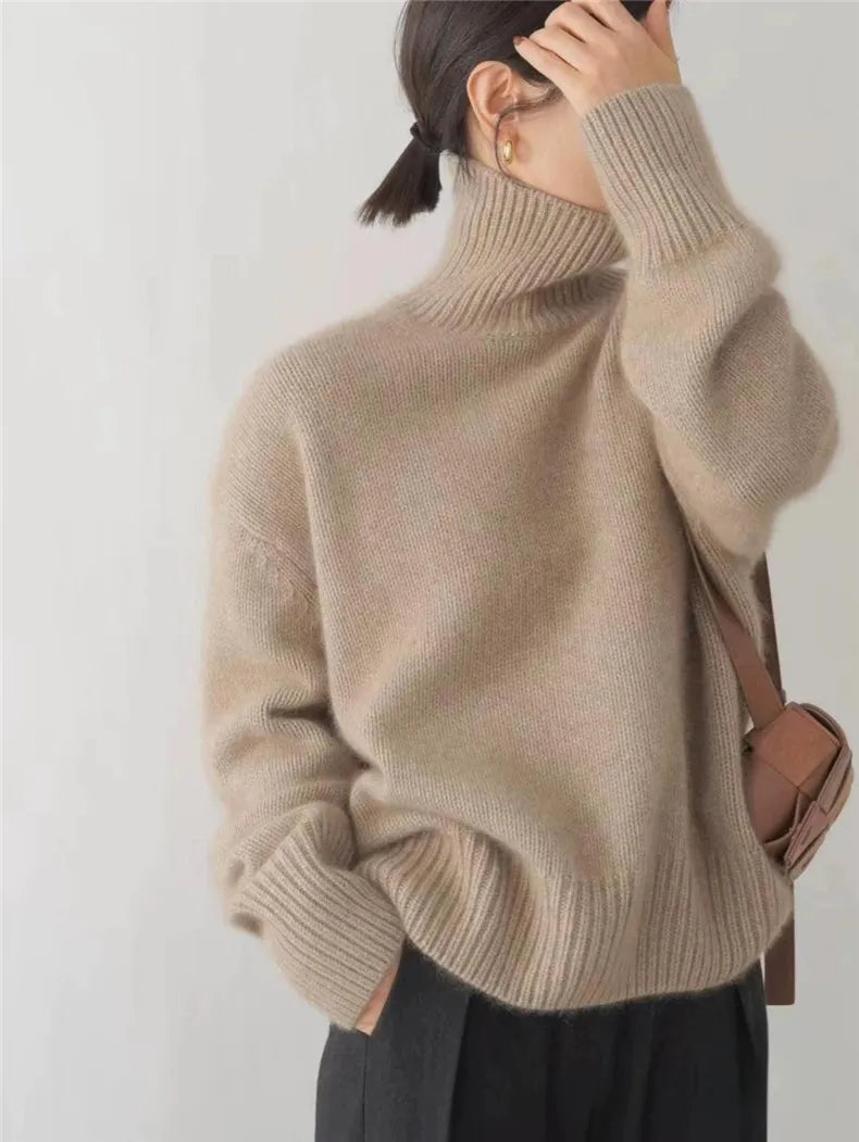 Women’s Turtleneck Sweater | Classic Roll Neck