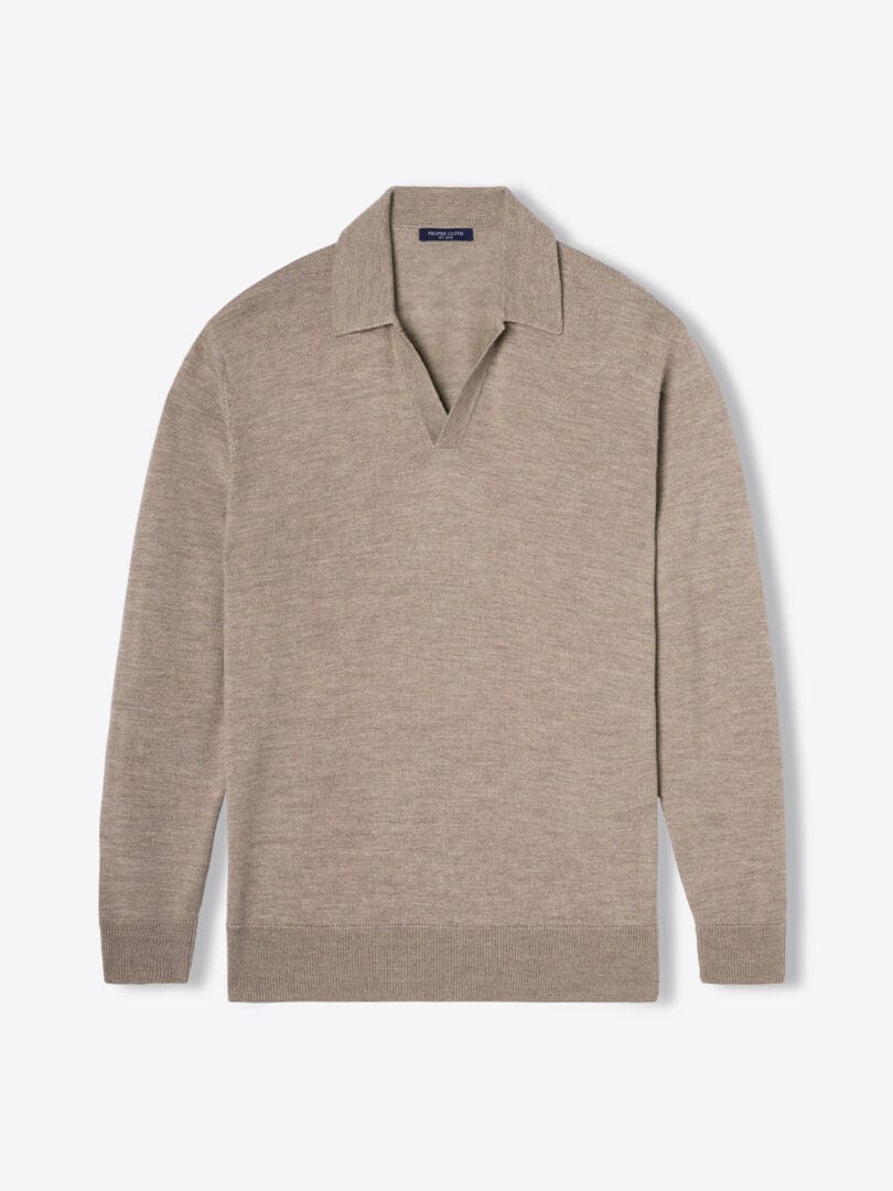 Men's Classic Old Money V-Neck Polo Shirt | Timeless