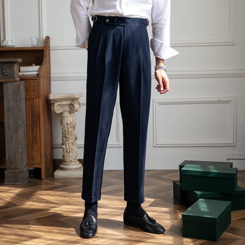 Men’s Tailored Trousers | Casual & Formal Style Navy