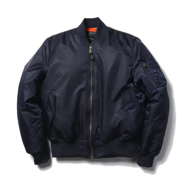Men’s Vintage Bomber Jacket | Zip Closure Style