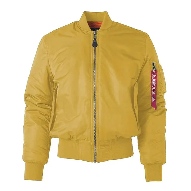 Men’s Vintage Bomber Jacket | Zip Closure Style