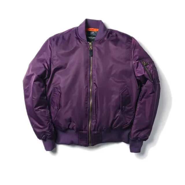 Men’s Vintage Bomber Jacket | Zip Closure Style