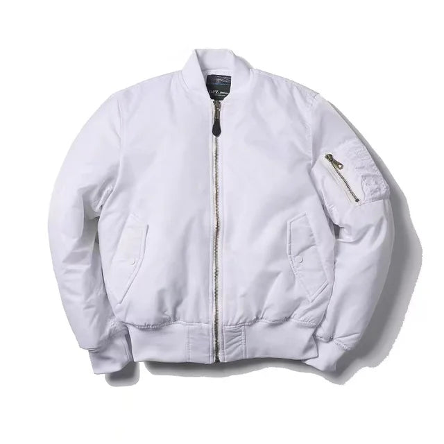 Men’s Vintage Bomber Jacket | Zip Closure Style