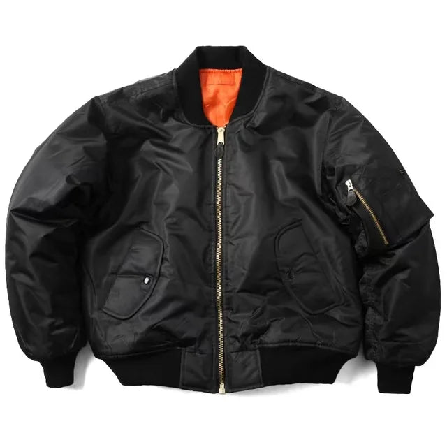 Men’s Vintage Bomber Jacket | Zip Closure Style