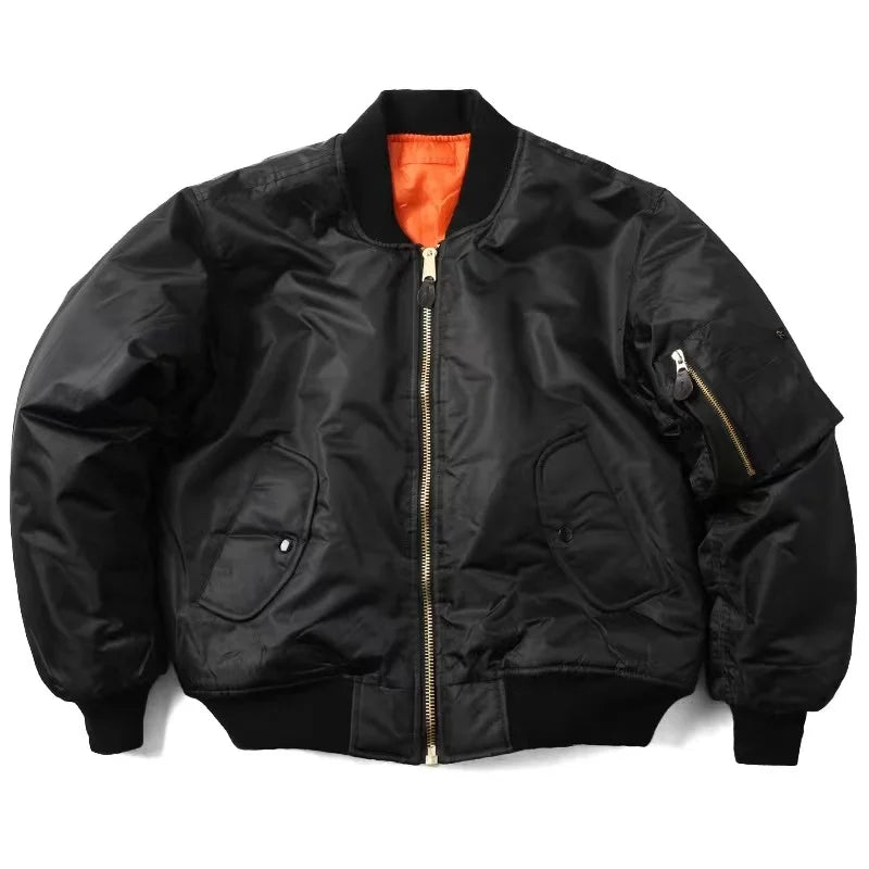 Men’s Vintage Bomber Jacket | Zip Closure Style