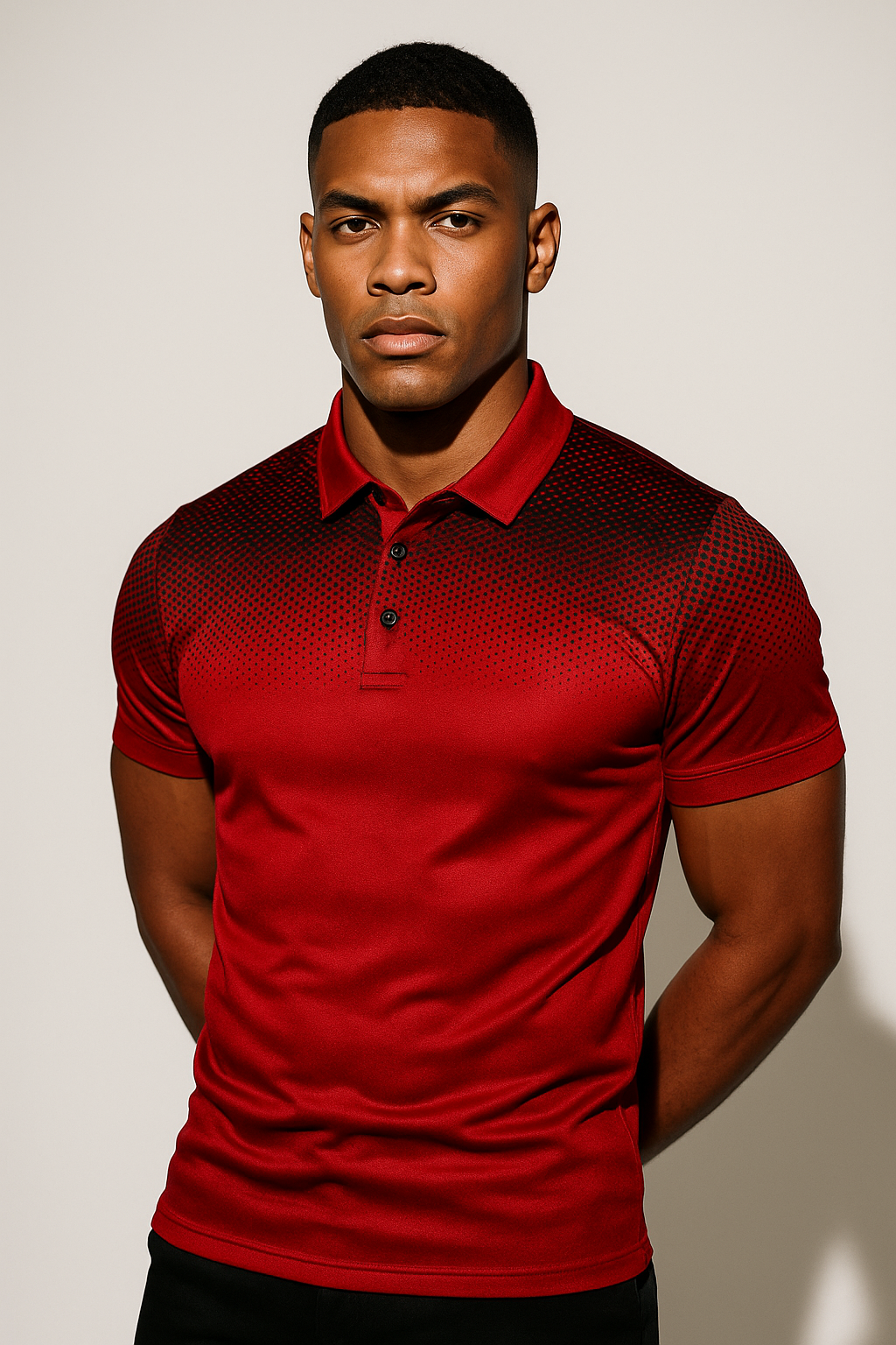 Men’s Gradient Polo Shirt | Sport-Inspired Style