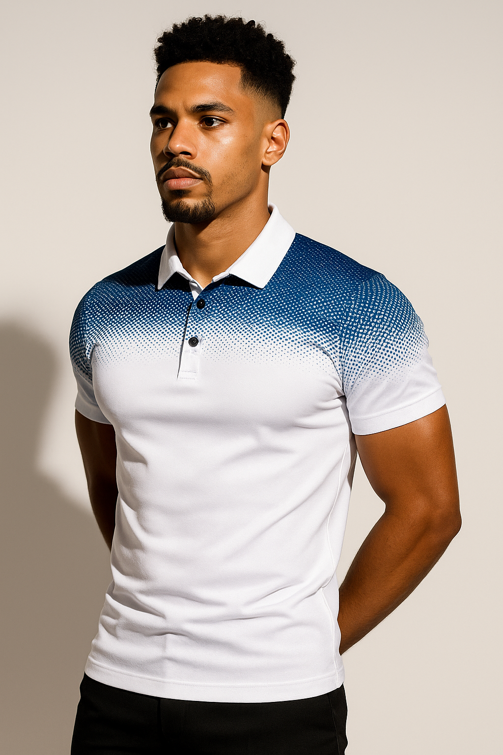 Men’s Gradient Polo Shirt | Sport-Inspired Style