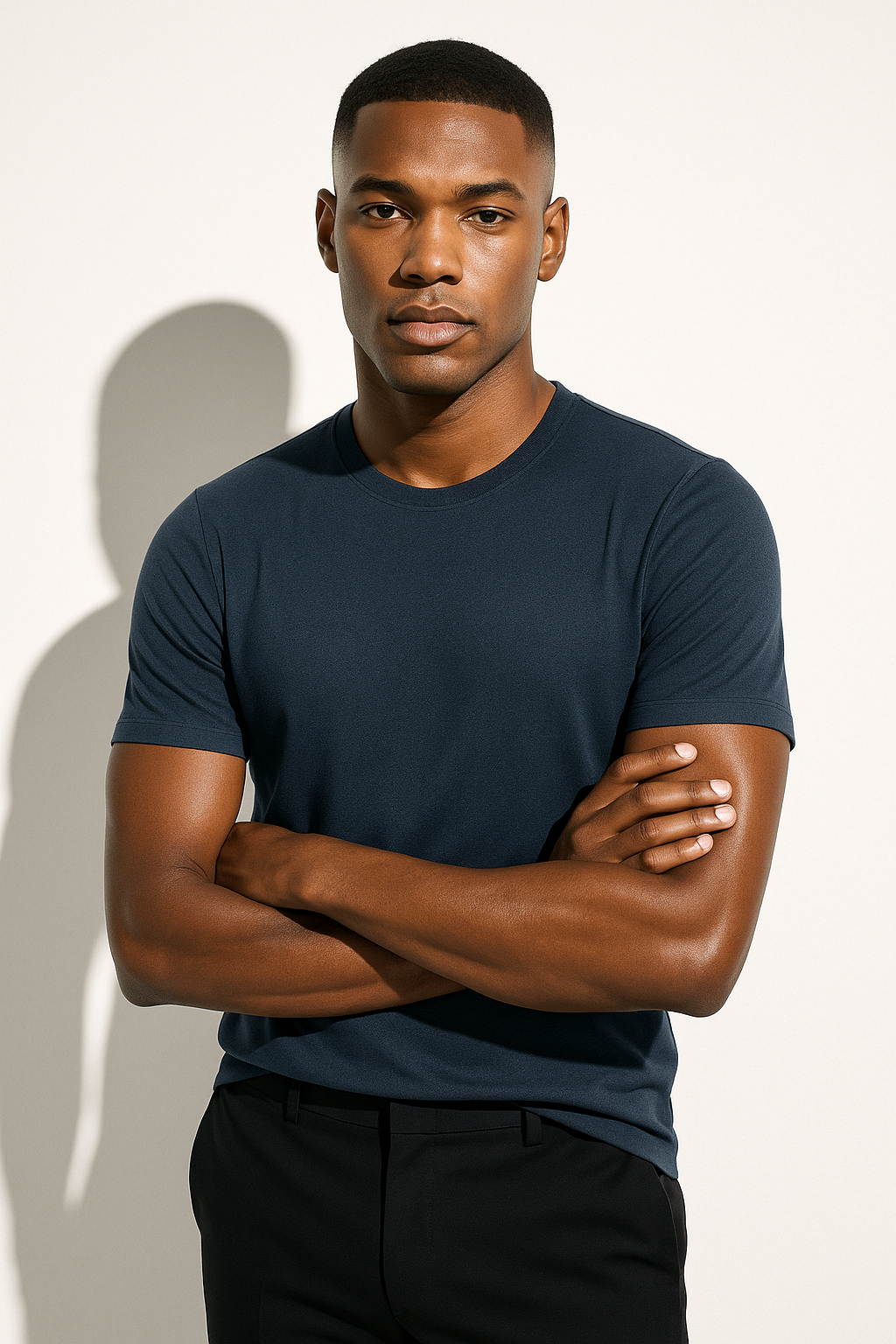 Men’s Minimalist Crewneck T-Shirt | Slim Fit