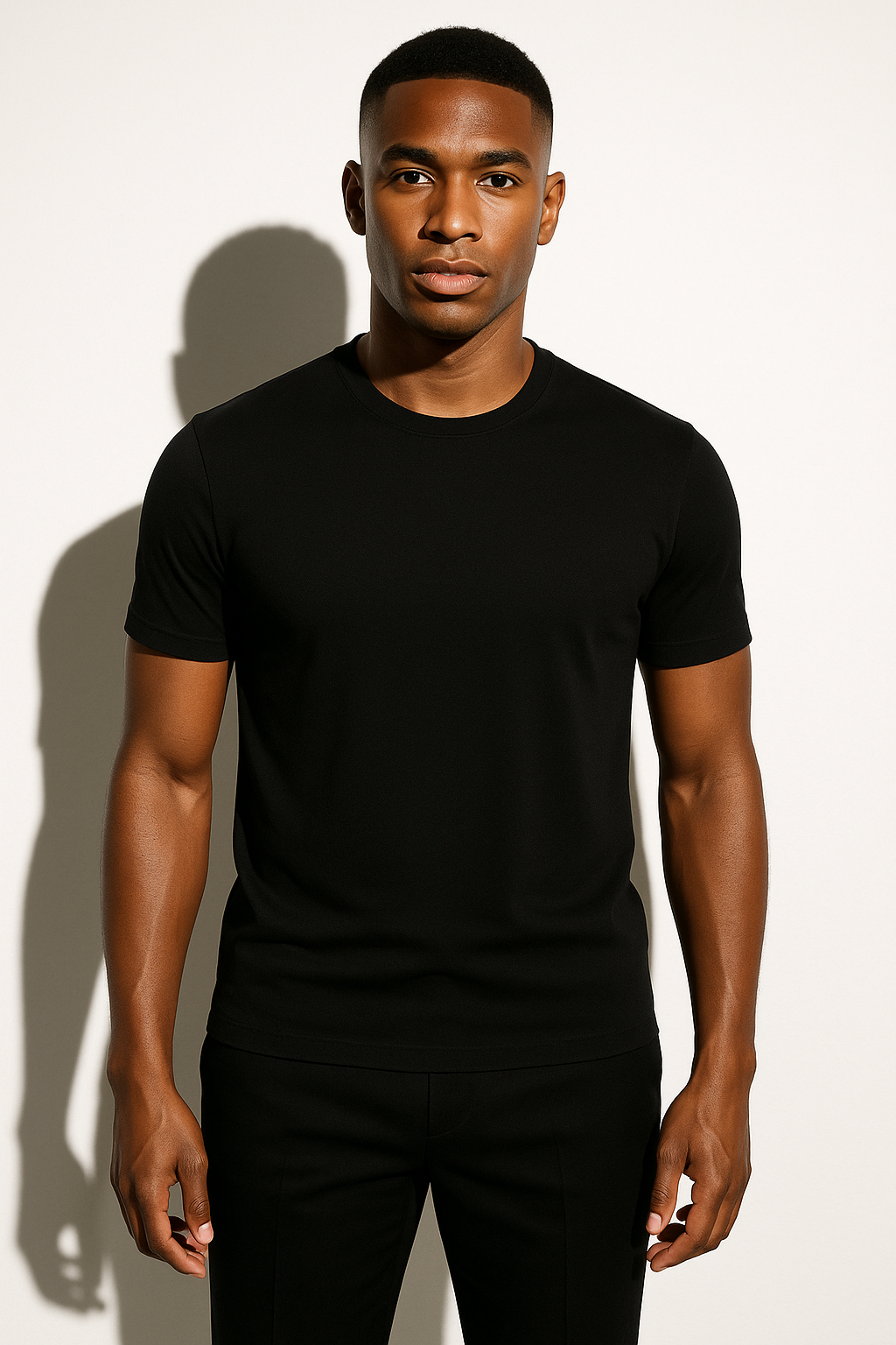Men’s Minimalist Crewneck T-Shirt | Slim Fit