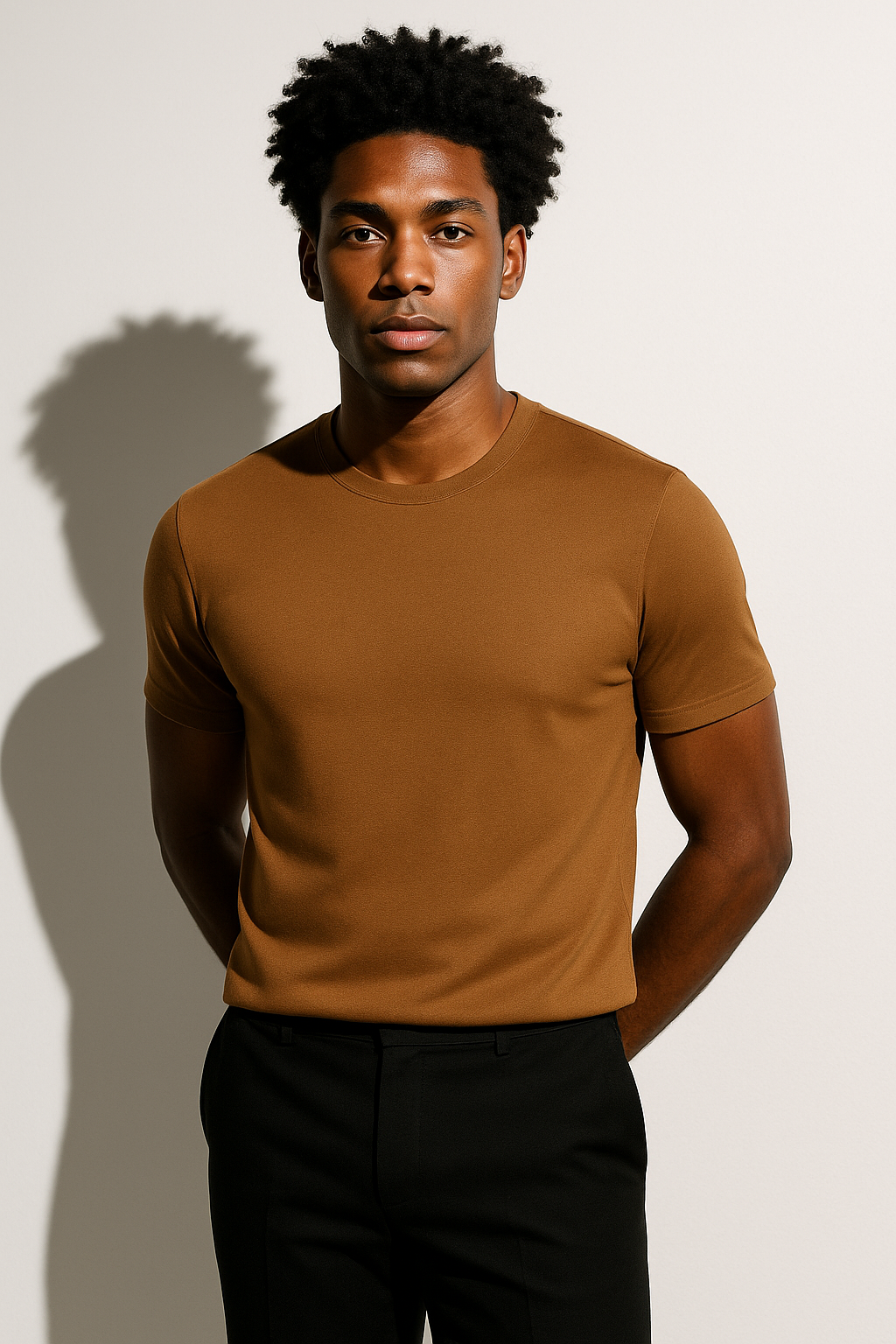 Men’s Minimalist Crewneck T-Shirt | Slim Fit