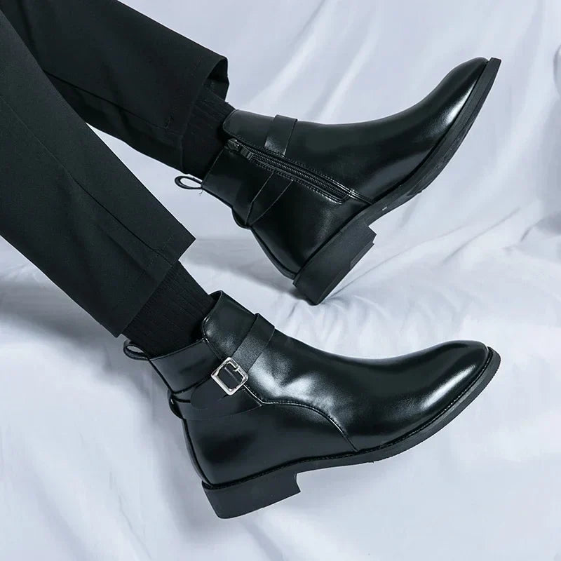 Mens Chelsea Boots | Sleek Classic with Side Zipper