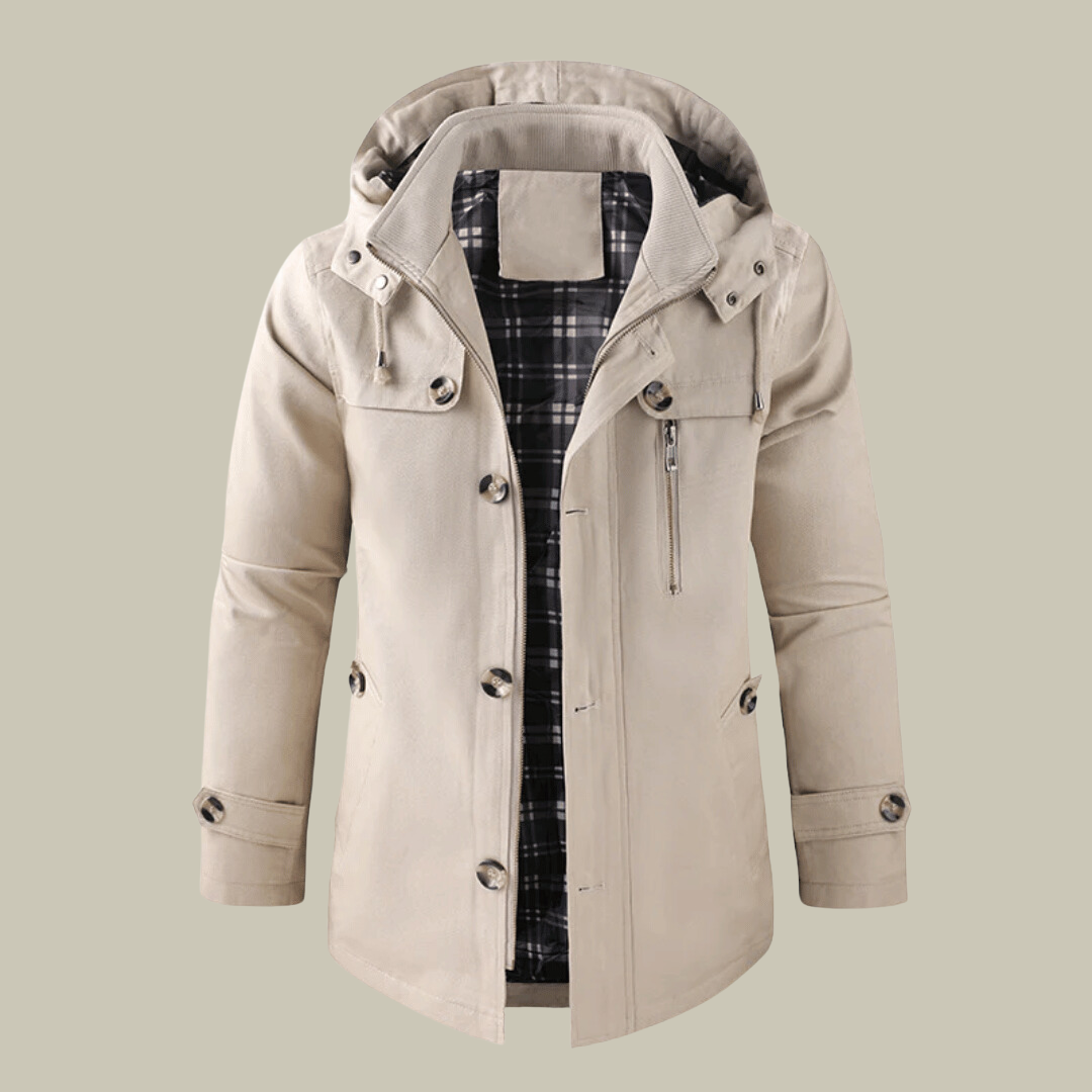 Men’s Hooded Winter Jacket | All-Season Outerwear