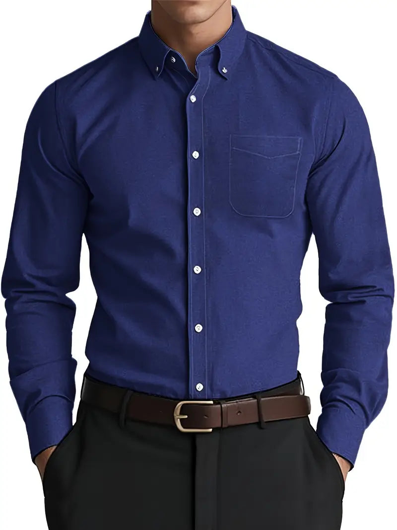 Men’s Classic Button-Up Shirt | Long Sleeve