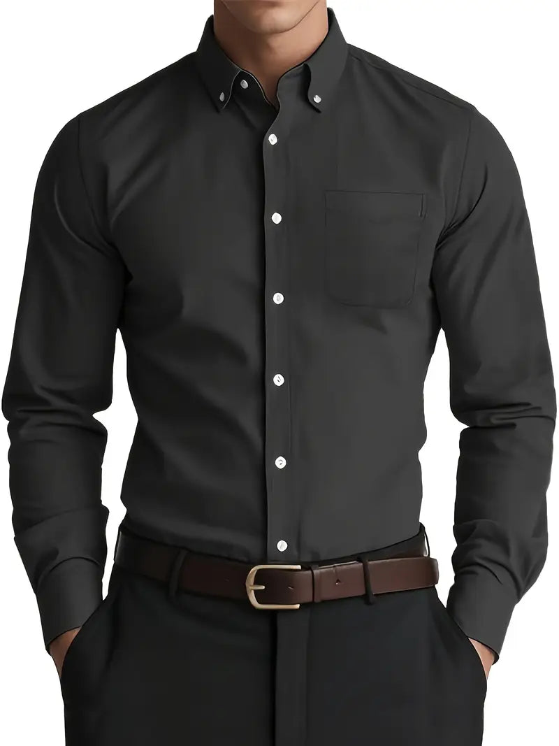 Men’s Classic Button-Up Shirt | Long Sleeve