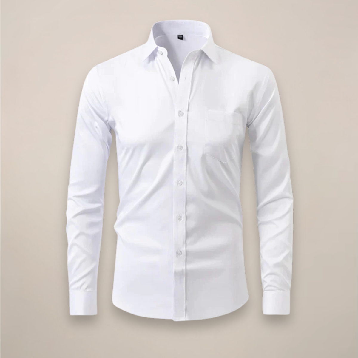 Men’s Structured Long-Sleeved Shirt | Classic Fit