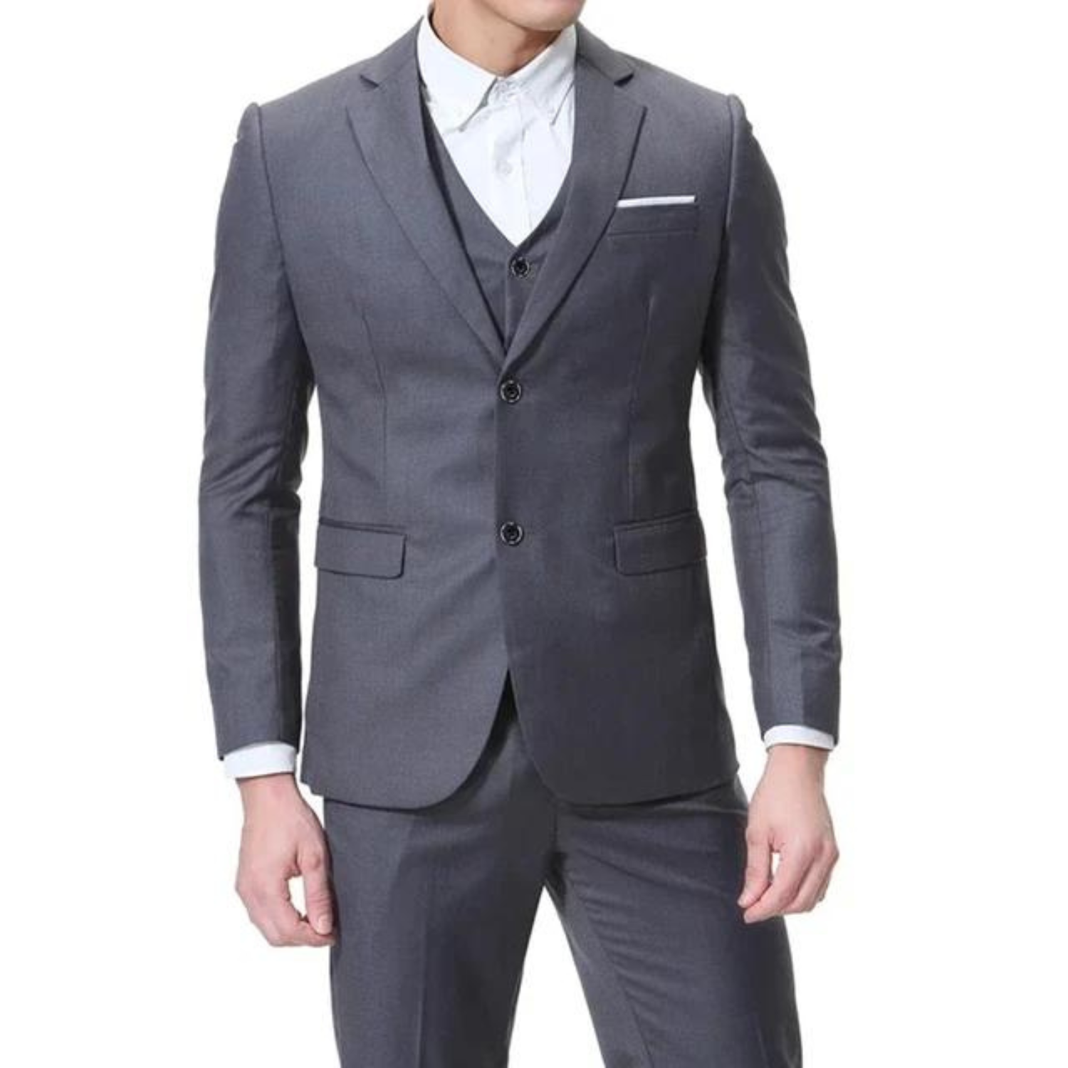 Men’s Classic Blazer and Trouser Set | Timeless Three-Piece Look