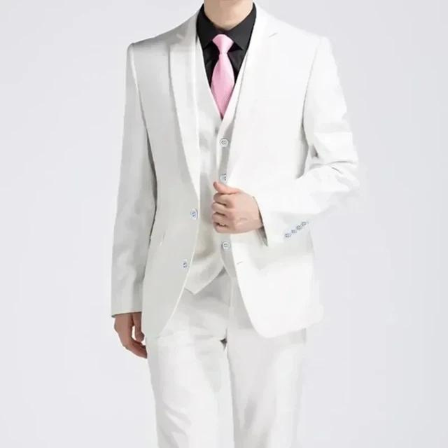 Men’s Classic Blazer and Trouser Set | Timeless Three-Piece Look