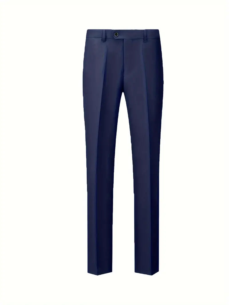 Men’s Tailored Three-Piece Tuxedo Suit | Contrast Lapel Design
