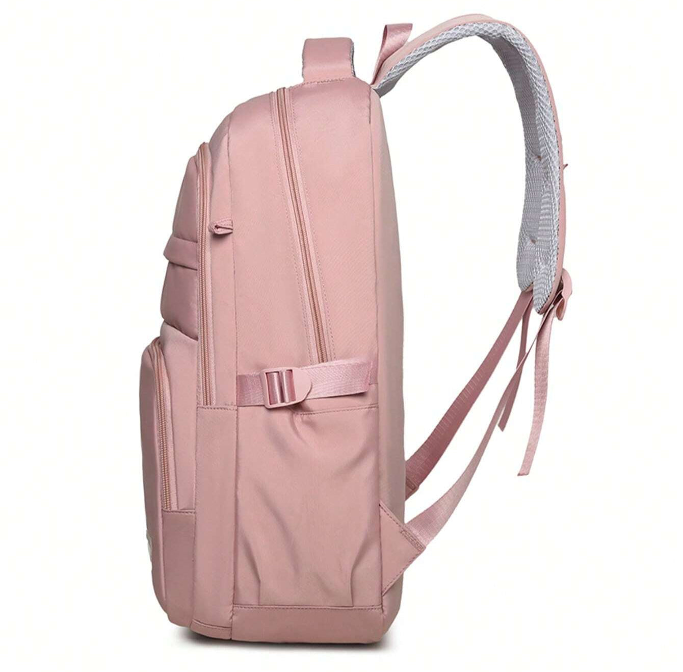 Women's School Backpack | Pink with Laptop Compartment