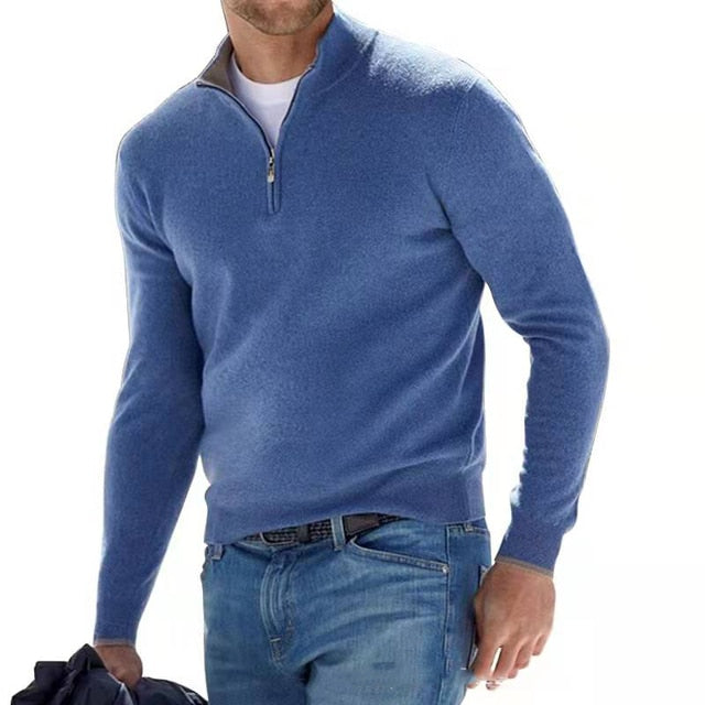 Men’s Winter Zip Sweater | Stylish