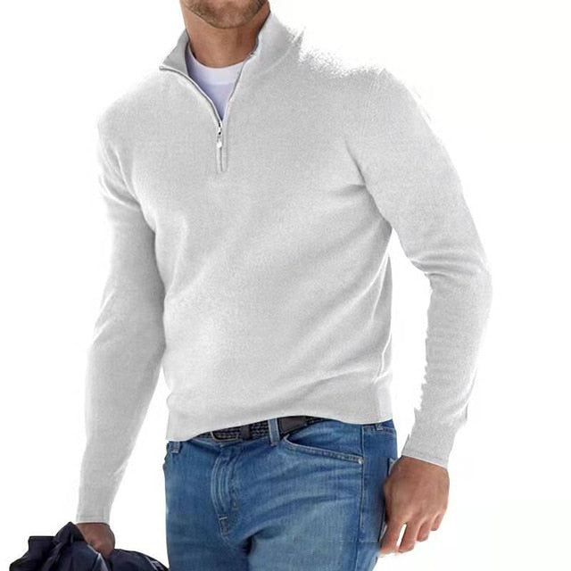 Men’s Winter Zip Sweater | Stylish