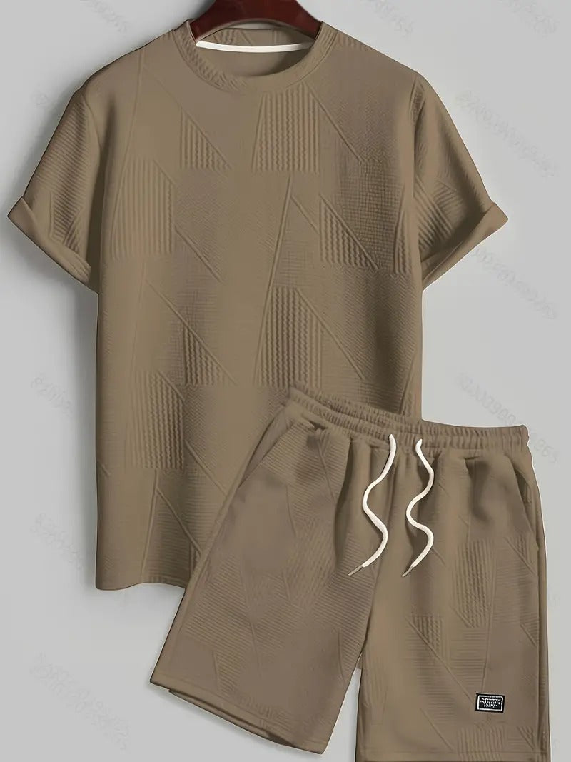 Noël – Men's Casual Set in Soft Fabric Summer