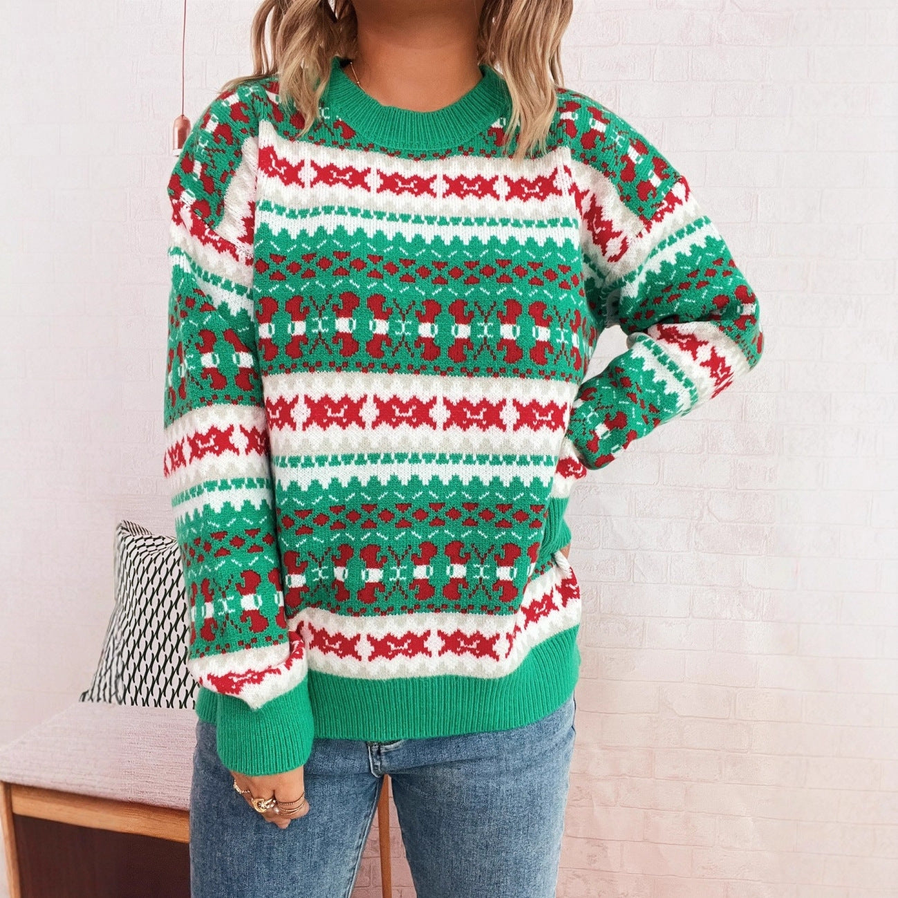 Women's Festive Christmas Sweater | Relaxed Fit