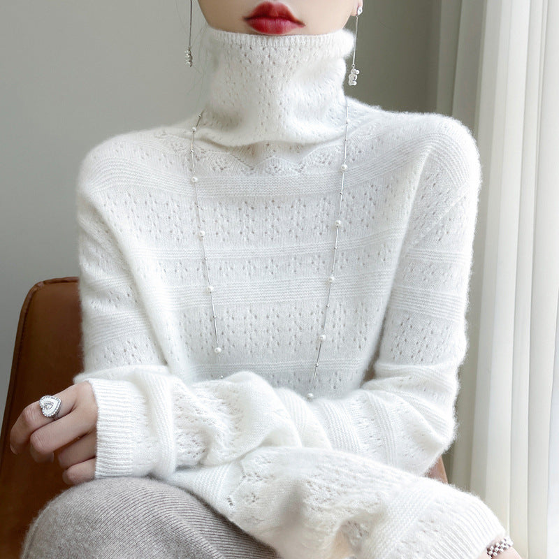 Women’s High Neck Pullover | Classic Winter Style