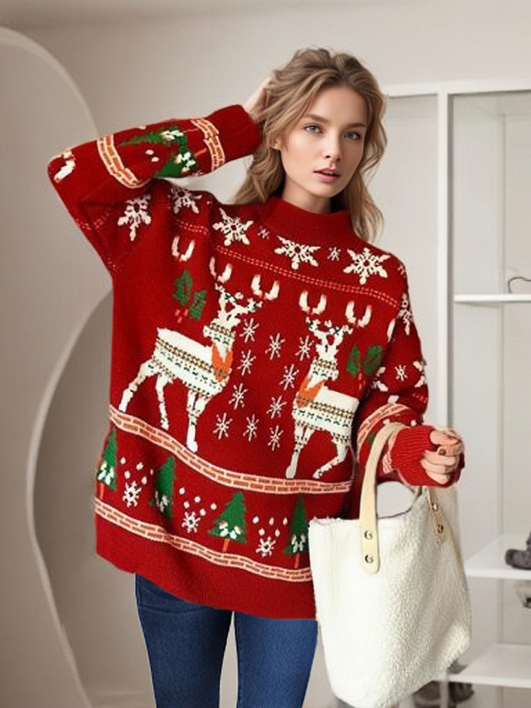 Women’s Winter Christmas Sweater | Stylish Design