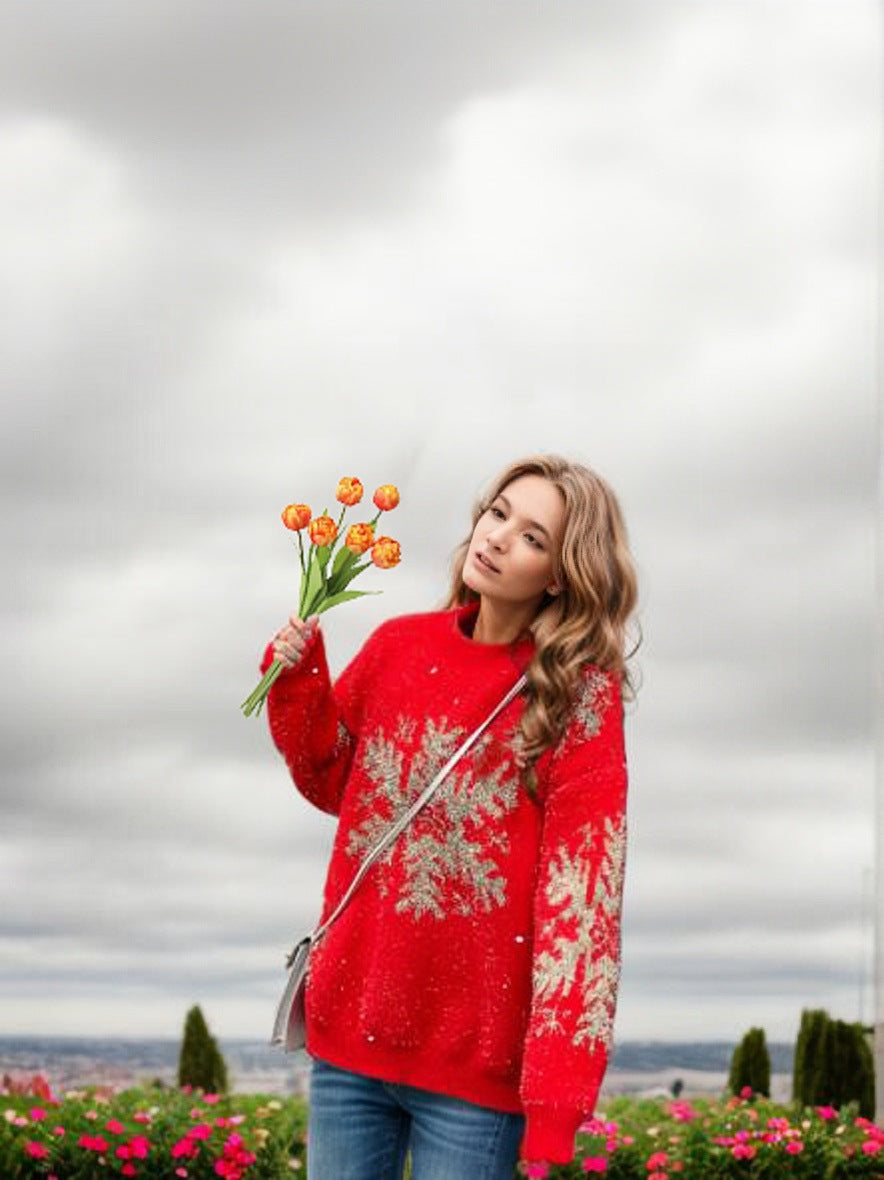 Women’s Festive Christmas Sweater | Loose Fit