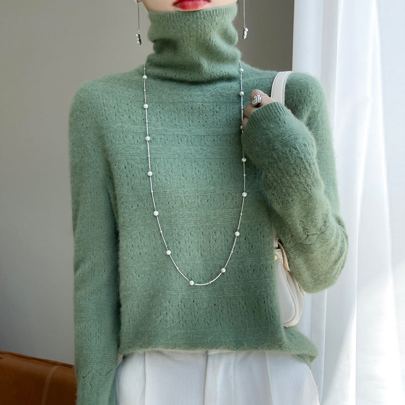 Women’s High Neck Pullover | Classic Winter Style