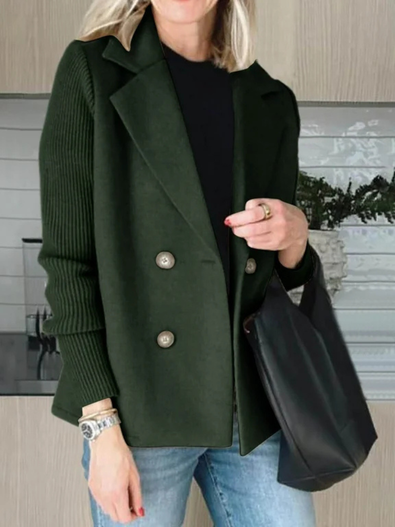 Women’s Modern Sweater Blazer | Clean-Cut Design