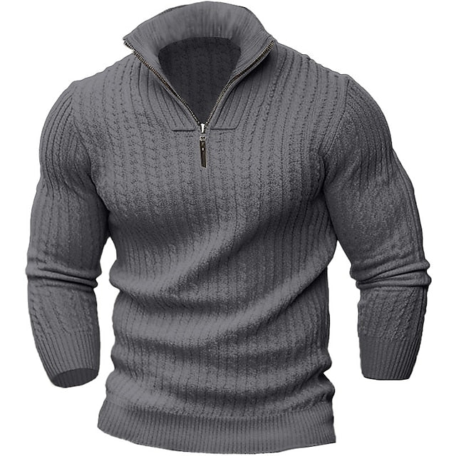 Men’s Half-Zip Sweater | Modern Design