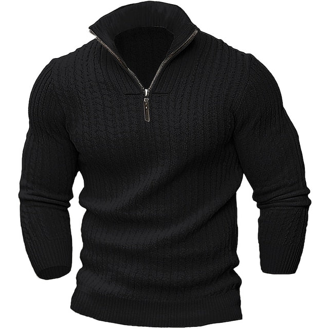 Men’s Half-Zip Sweater | Modern Design