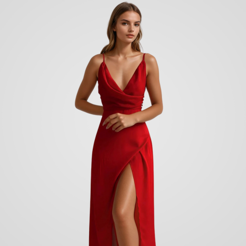 Robe Midi Élégante Cintrée | Classique & Polyvalente