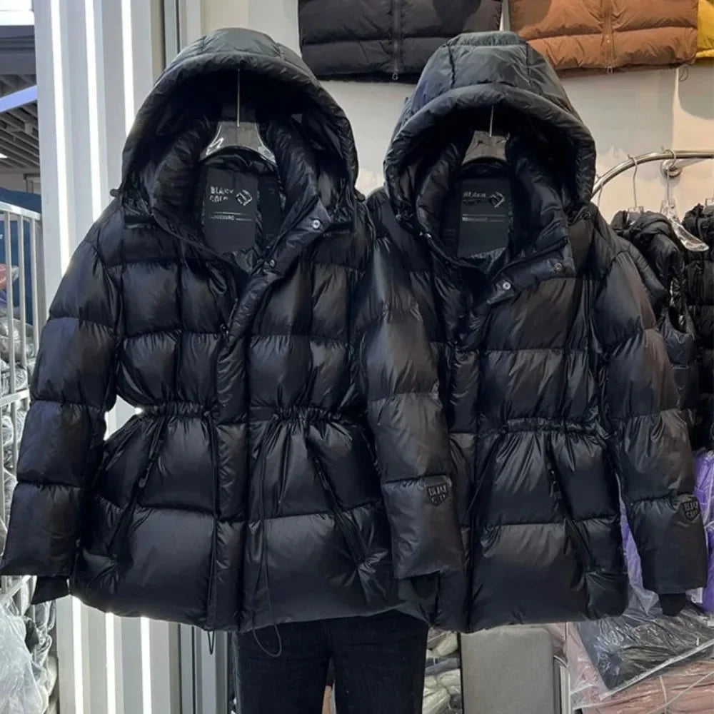 Women’s Winter Quilted Puffer Jacket | Hooded and Loose