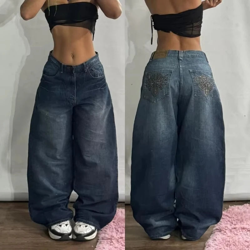 Women’s Winter Baggy Pants | High Waist Wide-leg
